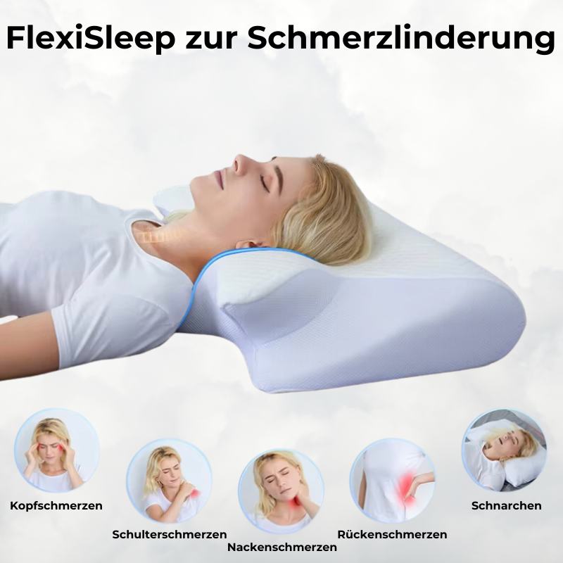 FlexiSleep - Das ergonomische Nackenkissen